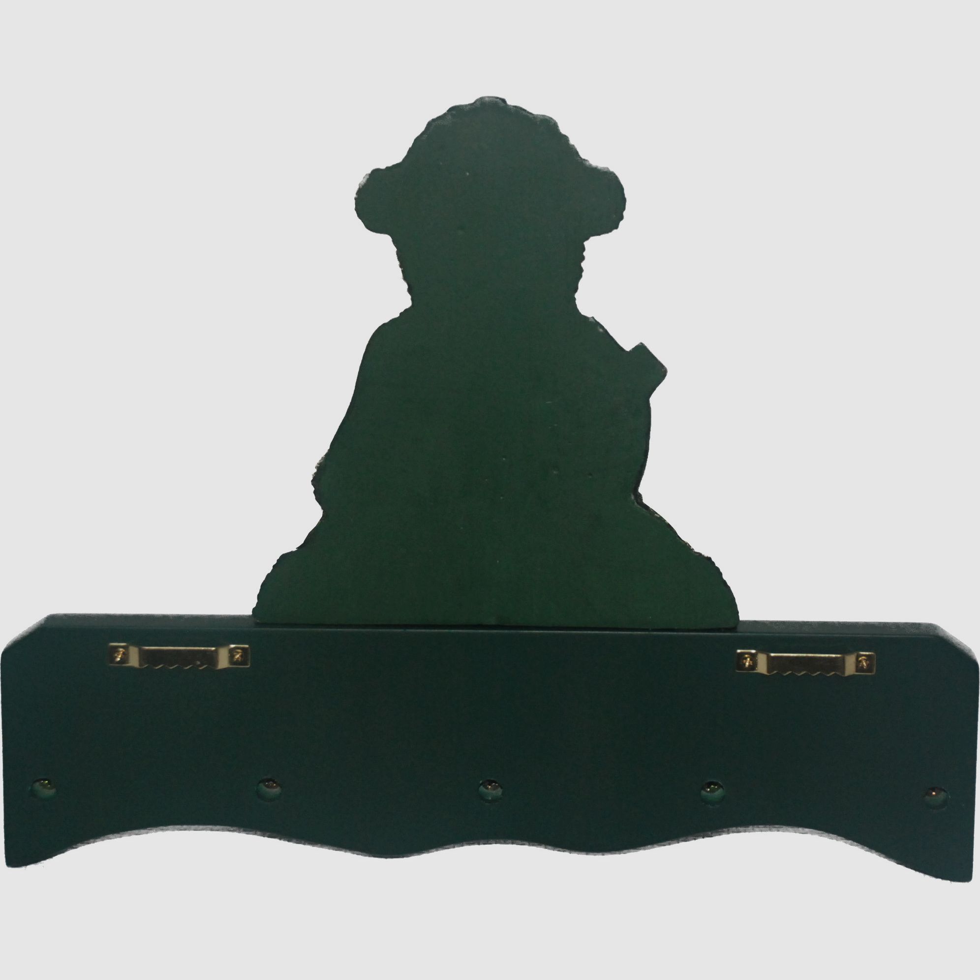 'Sir Teddy' 5 wandkledinghaken op bord