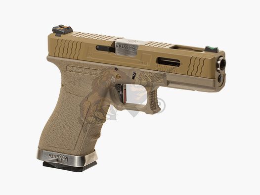 WE Custom 17 V2 Metall Version Desert GBB -F-