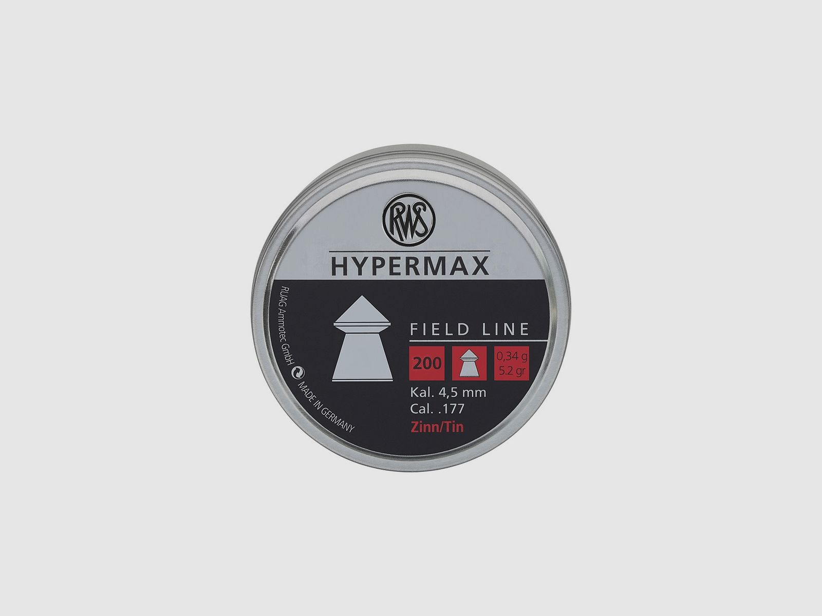 Pallini cal. 4,50 Rws Hyper Max 0,34 g 200 pz, immagine 1 di 2