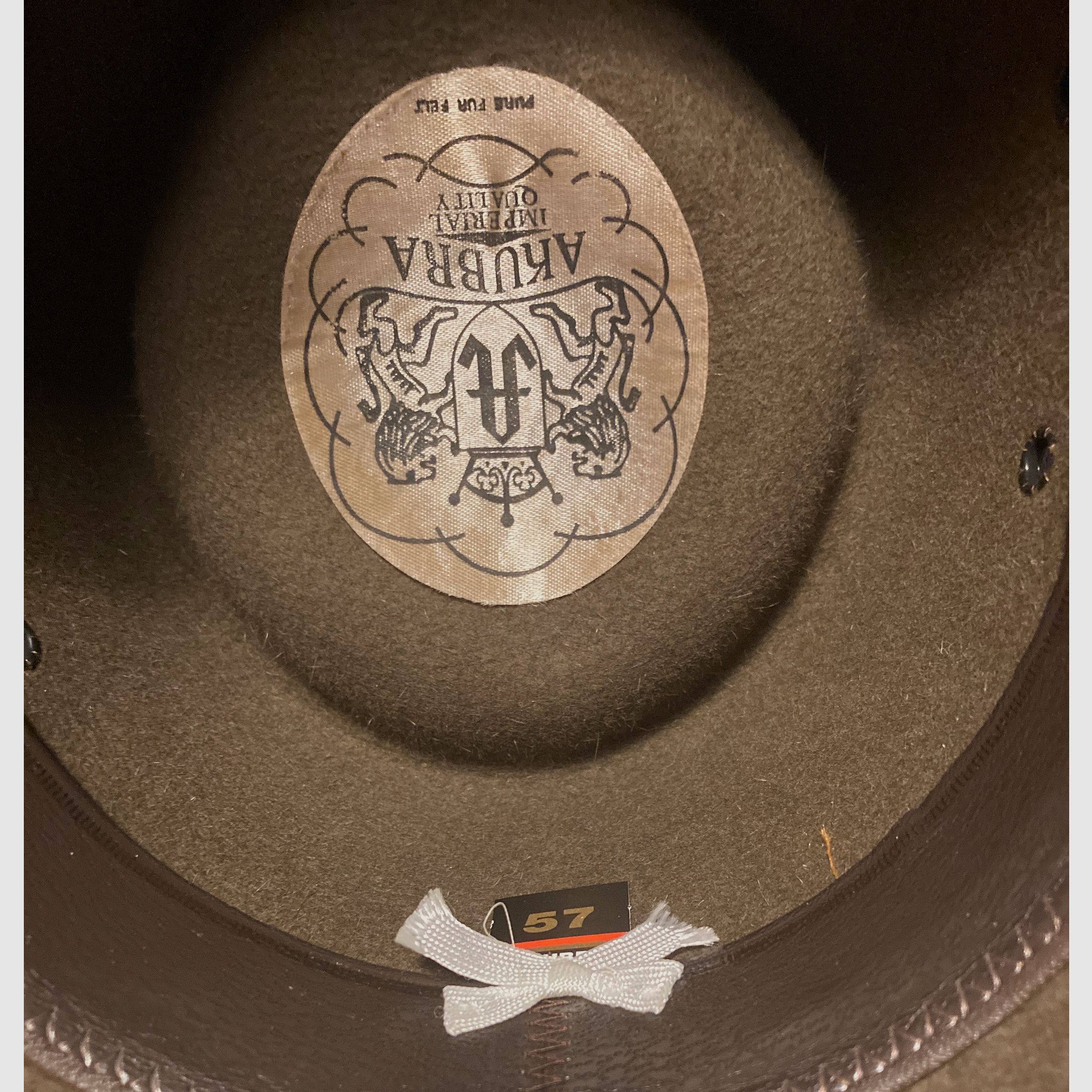 Filzhut der Marke Akubra aus Australien, neuwertig