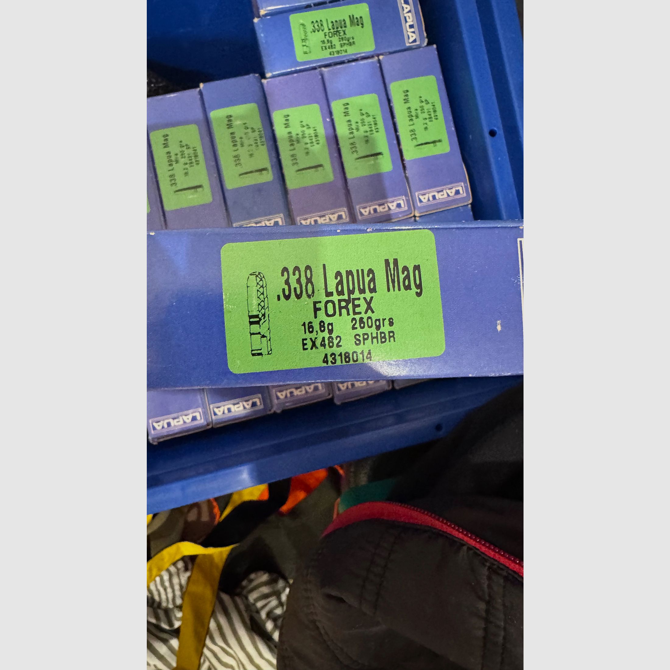 46 pack á 20 Stk. Lapua 338 Lapua Magnum Patronen Teilmantel Geschoss 