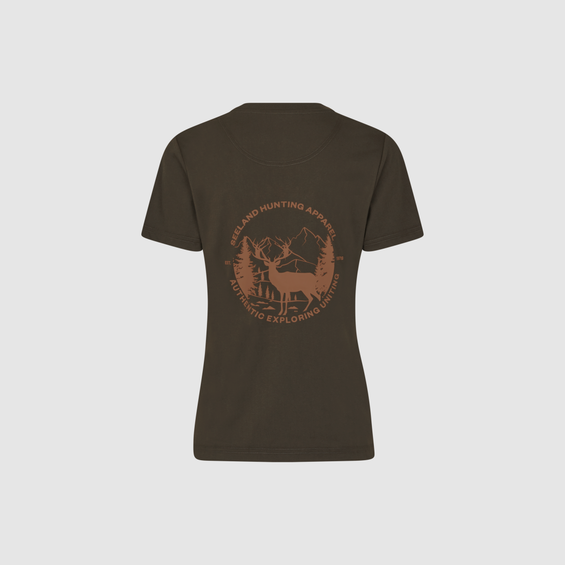 Seeland Hunting Heritage women's T-shirt - Pine green (405190030), image 2 of 7