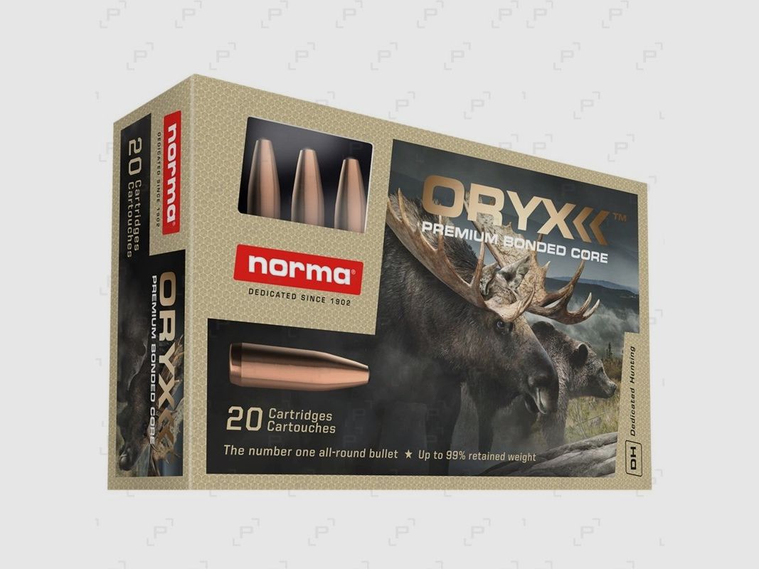 Box mit 20 Patronen für Großwild NORMA ORYX Kaliber .243 WIN - 100 GR