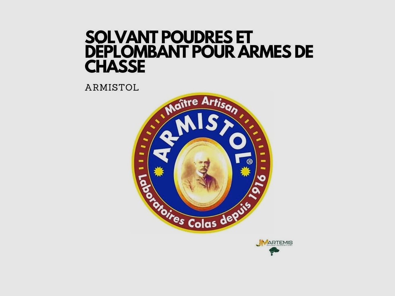 POWDER SOLVENT AND LEAD REMOVER ARMISTOL FOR HUNTING WEAPONS, image 2 of 2
