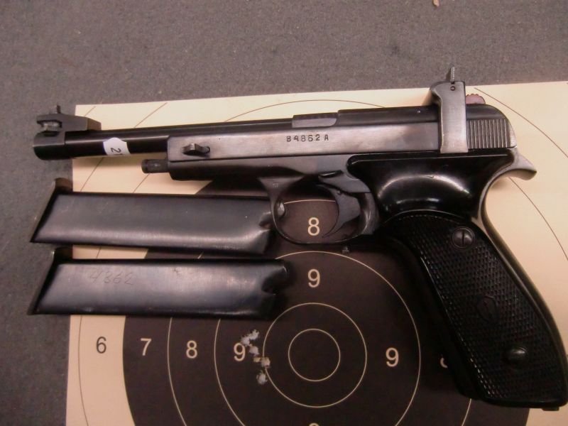 MZM Margolin russische Matchpistole in .22lr Nr.gleich Verschlußfang