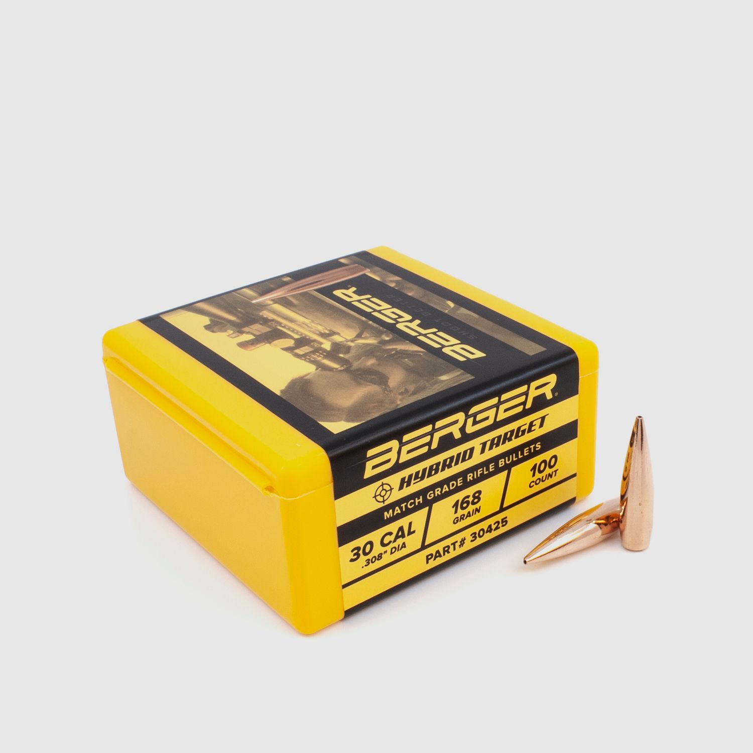 Berger Geschoss .30 Hybrid Target 168GR 100 Stück