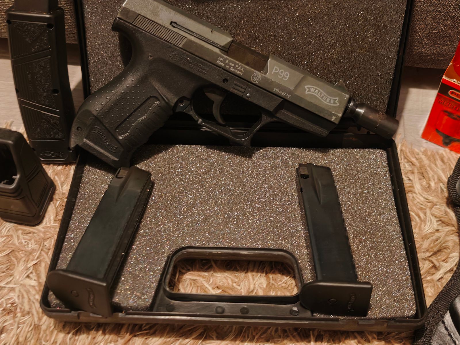 Walther P99 pistola a salve + accessori