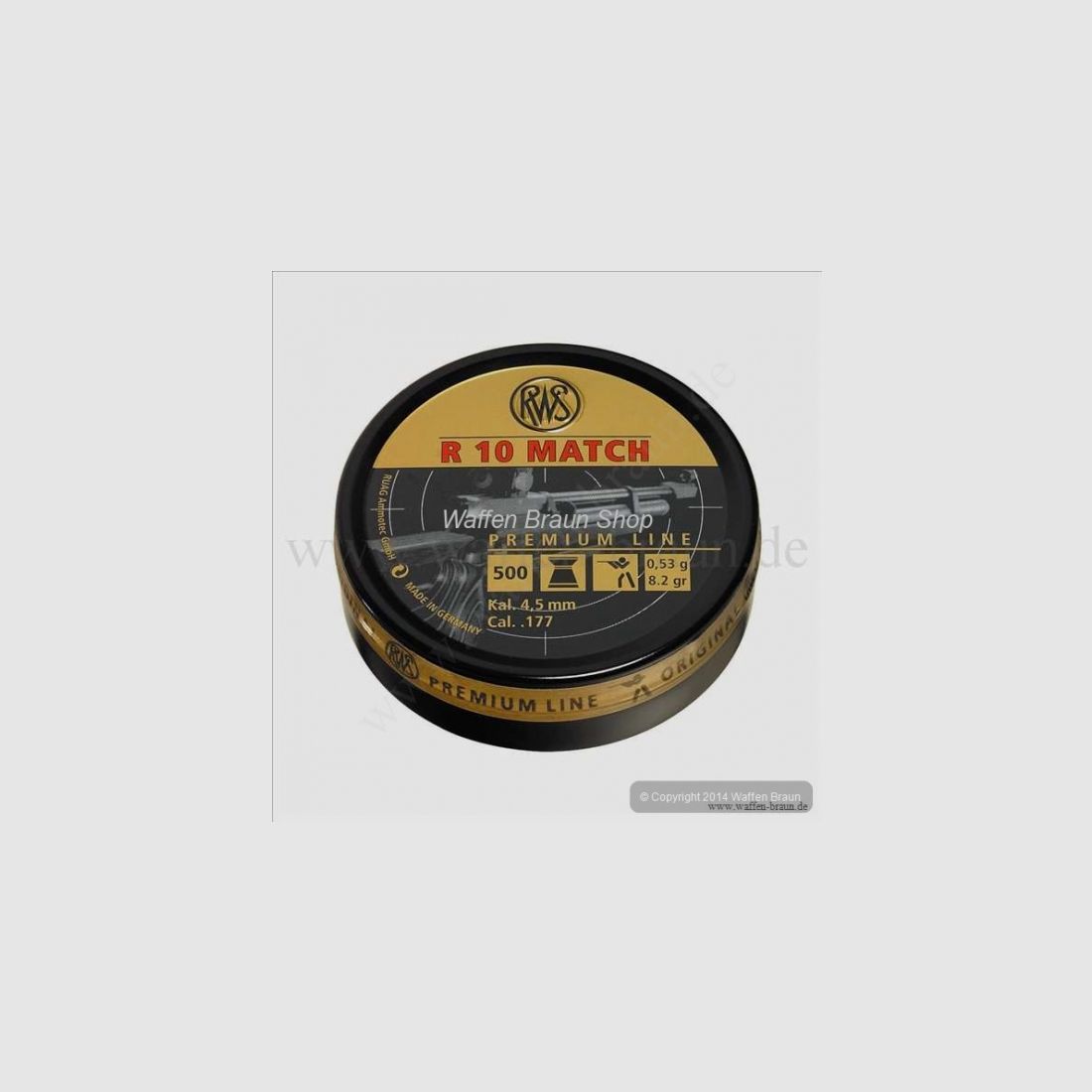 PREM-L R10 MATCH Ø4,49MM 0,53G 500ER