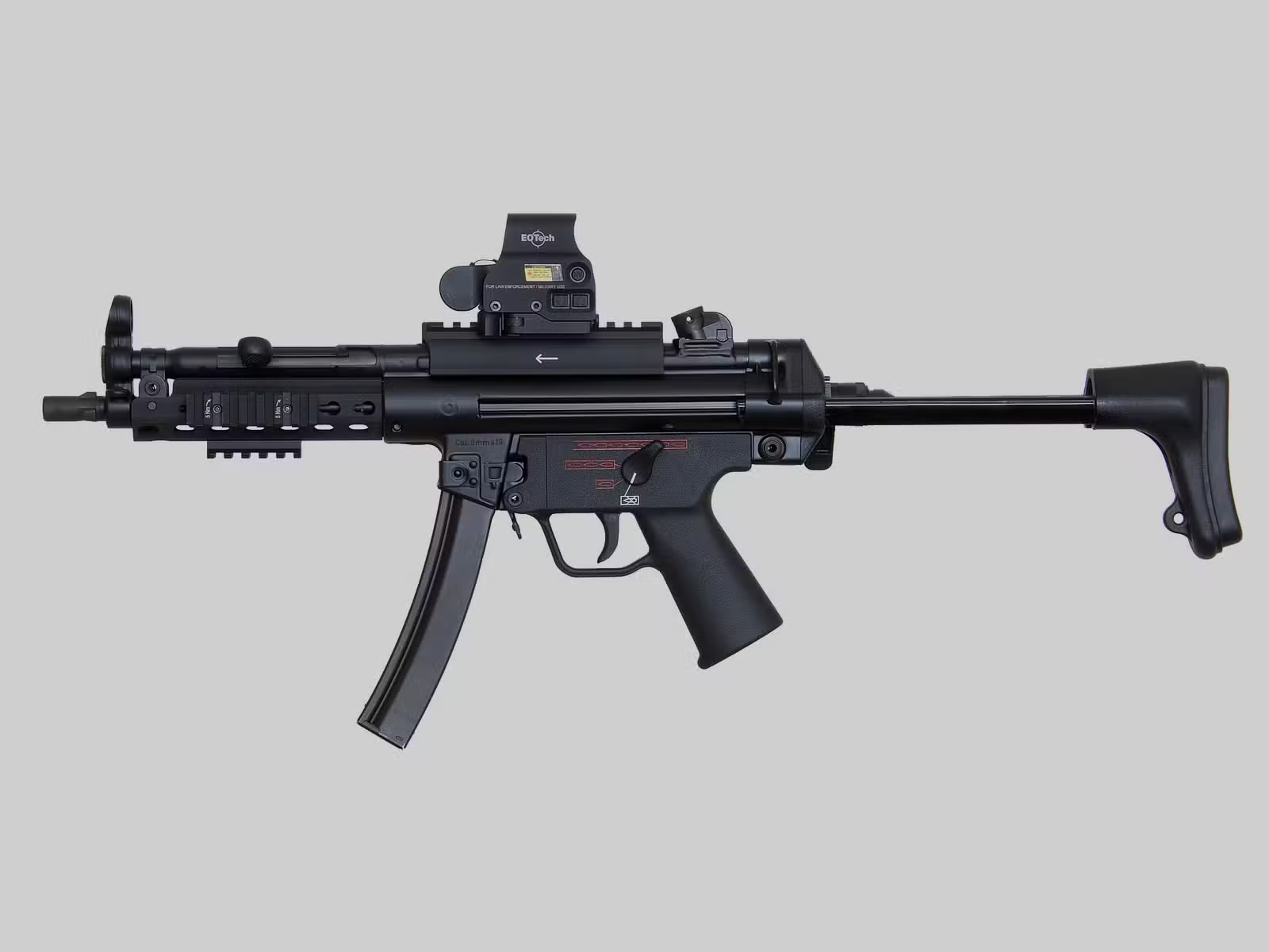HK MP5 SP5 montaż optyki Picatinny - NOWY - Heckler & Koch MP5k SP5k HK94 B&T BT96 MKE T94 SAR M41/05 G3 Mr223 Mr308, zdjęcie 5 z 5