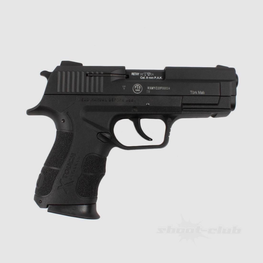 Retay X TREME Schreckschusspistole Schwarz 9 mm PAK