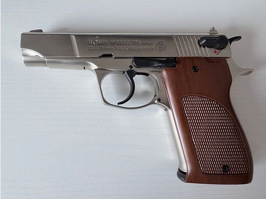 Röhm RG 725 9mm halbautomatische Knall & Gas drei Magazine in OVP