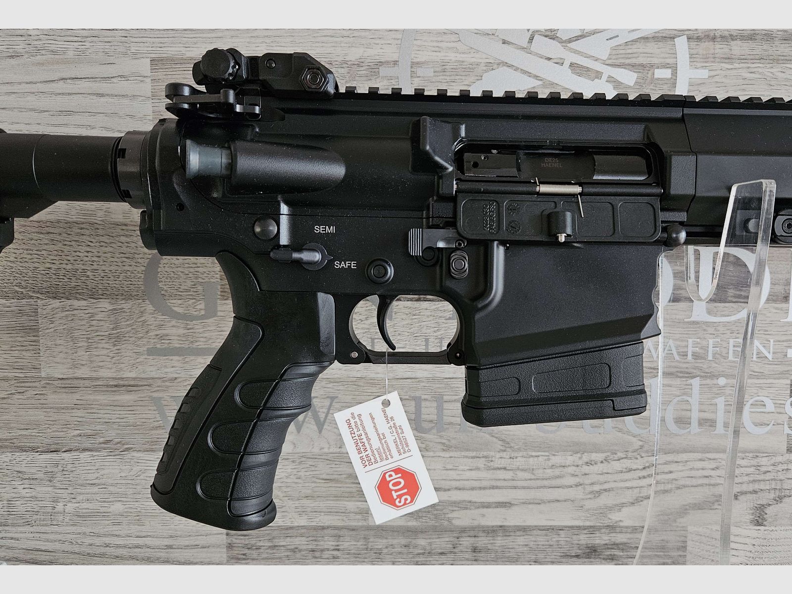 HAENEL CR308 Black Cal. .308Win - 16.65" barrel - match trigger - M-LOK handguard - including shipping costs - new goods from specialist trade -