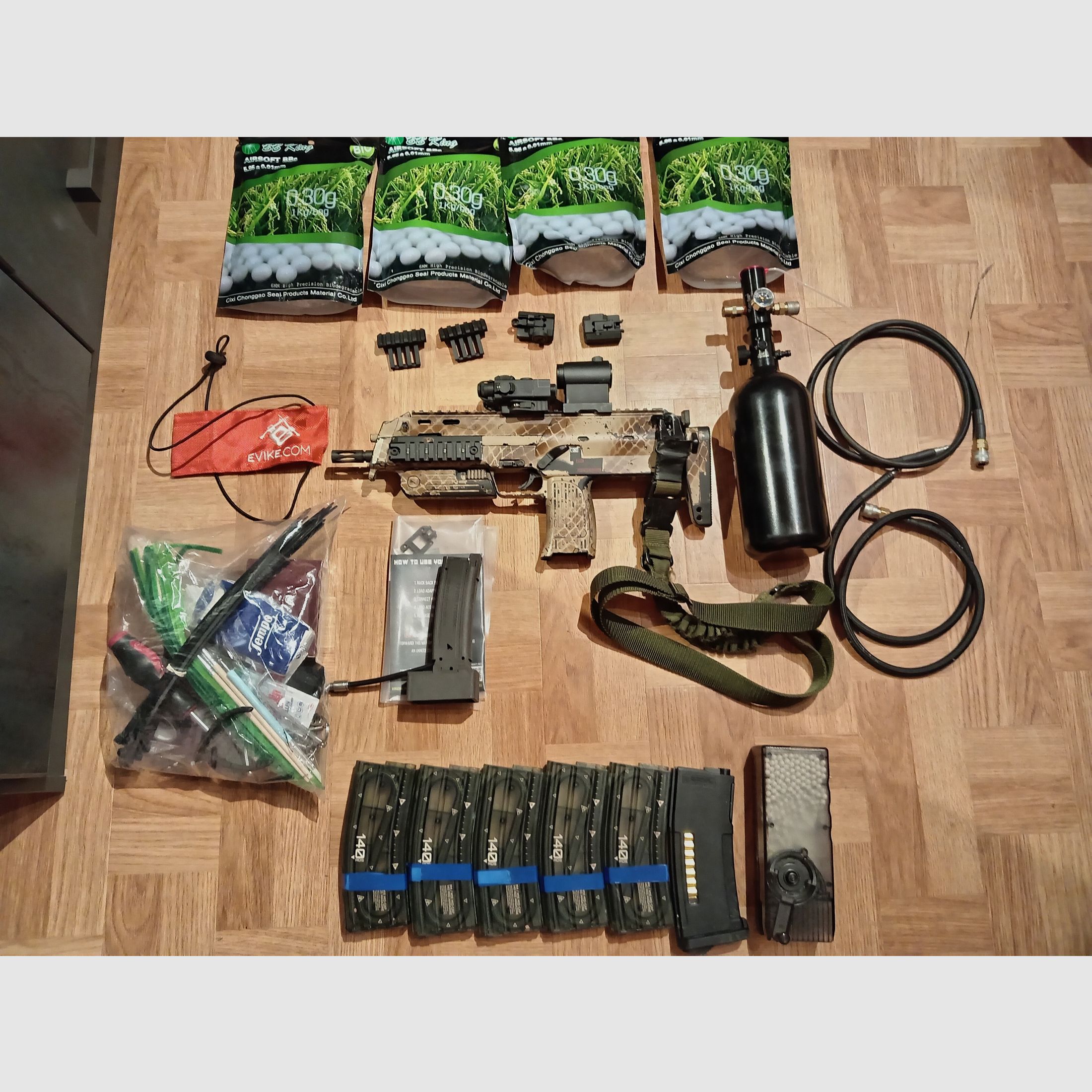 Airsoft MP7 GBB mit HPA