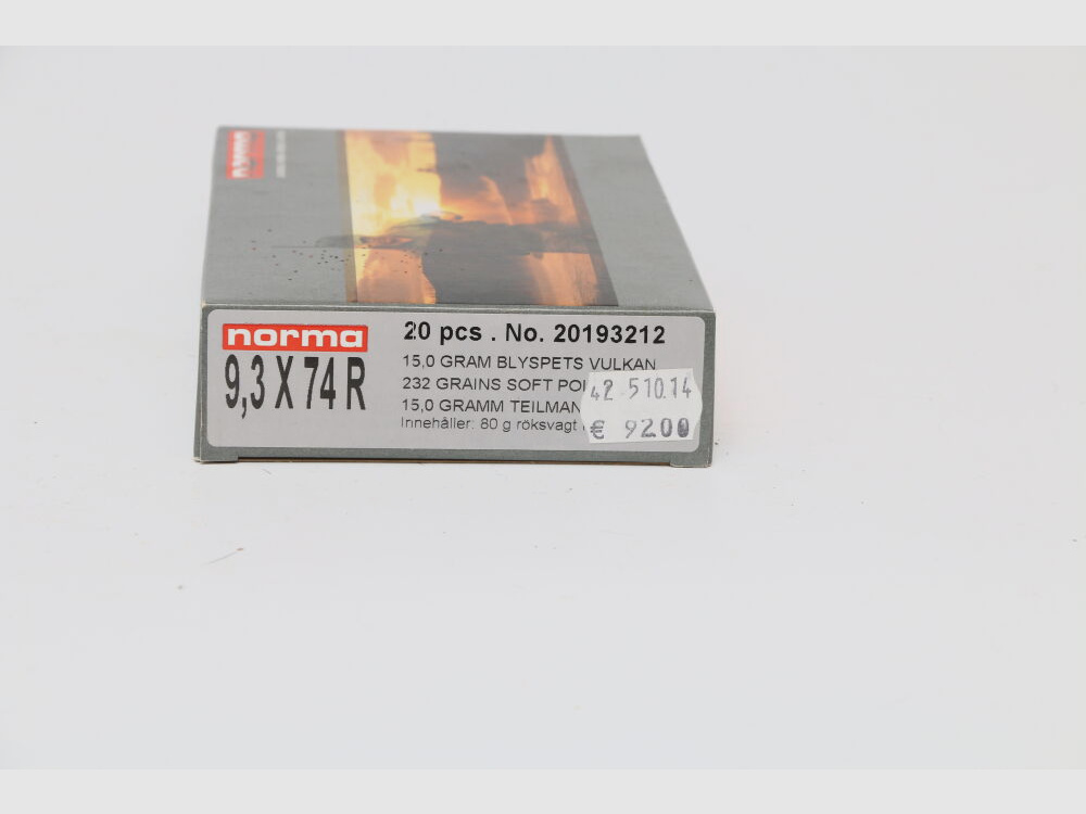 Norma Vulkan 9,3x74R Teilmantel