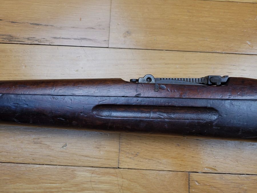 Seltenes Mauser-Gewehr Brasilien – Modell Mq.30M954 – neu kalibriert auf 300 Win Mag – Holz und Beschläge in gutem Zustand – sehr guter Lauf – Markierungen in einwandfreiem Zustand – BE+, Bild 24 von 25