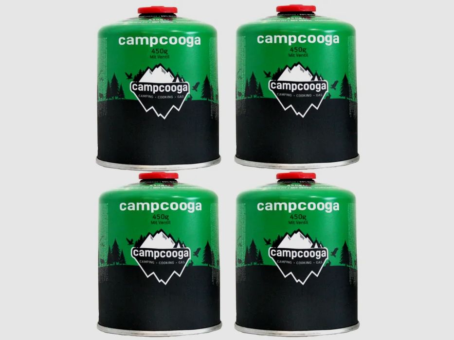 Butane screw cartridges 450g with 7/16 inch screw thread