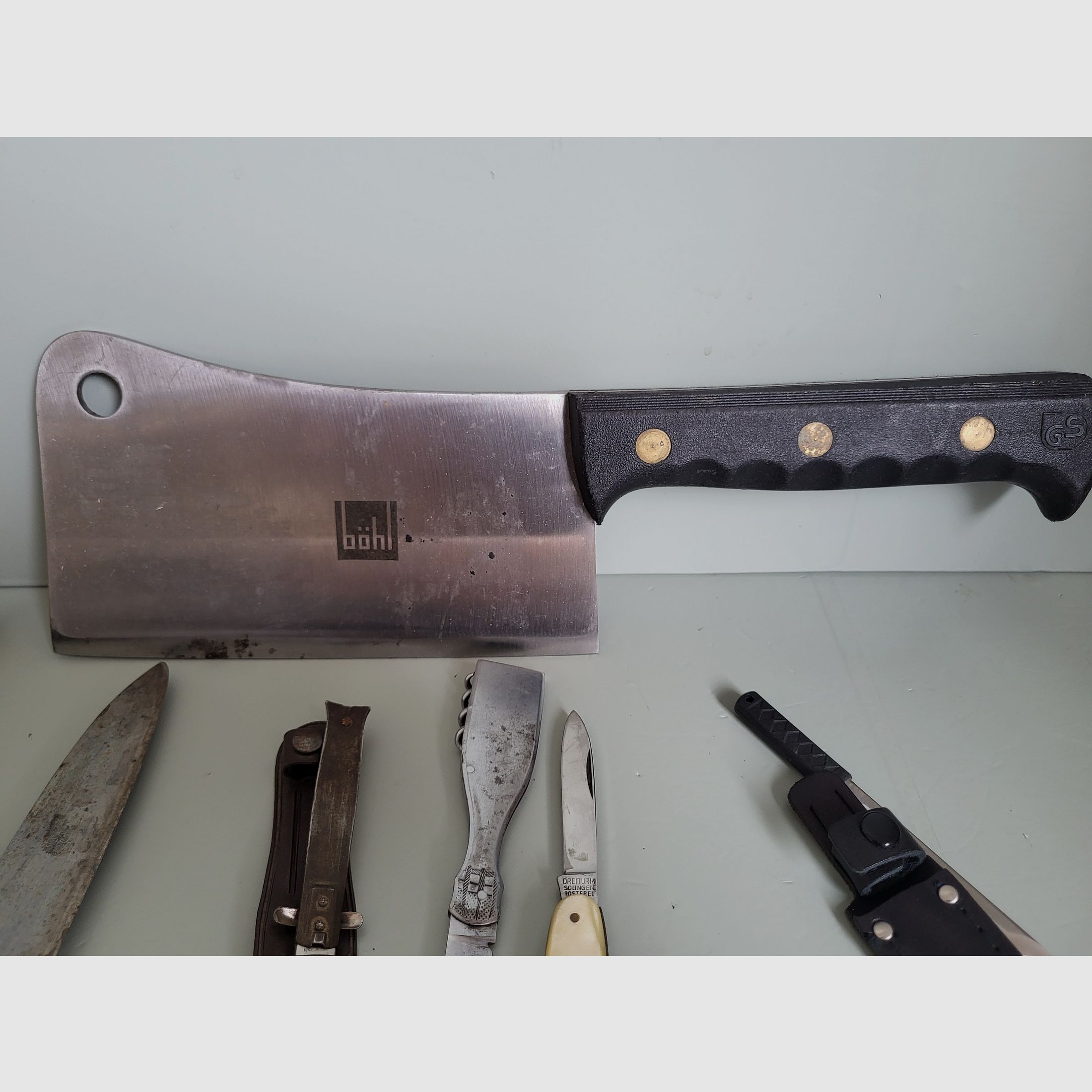 Messer Konvolut - Dolch - Toledo - Klappmesser - Beil - Pfadfinder Dolch 