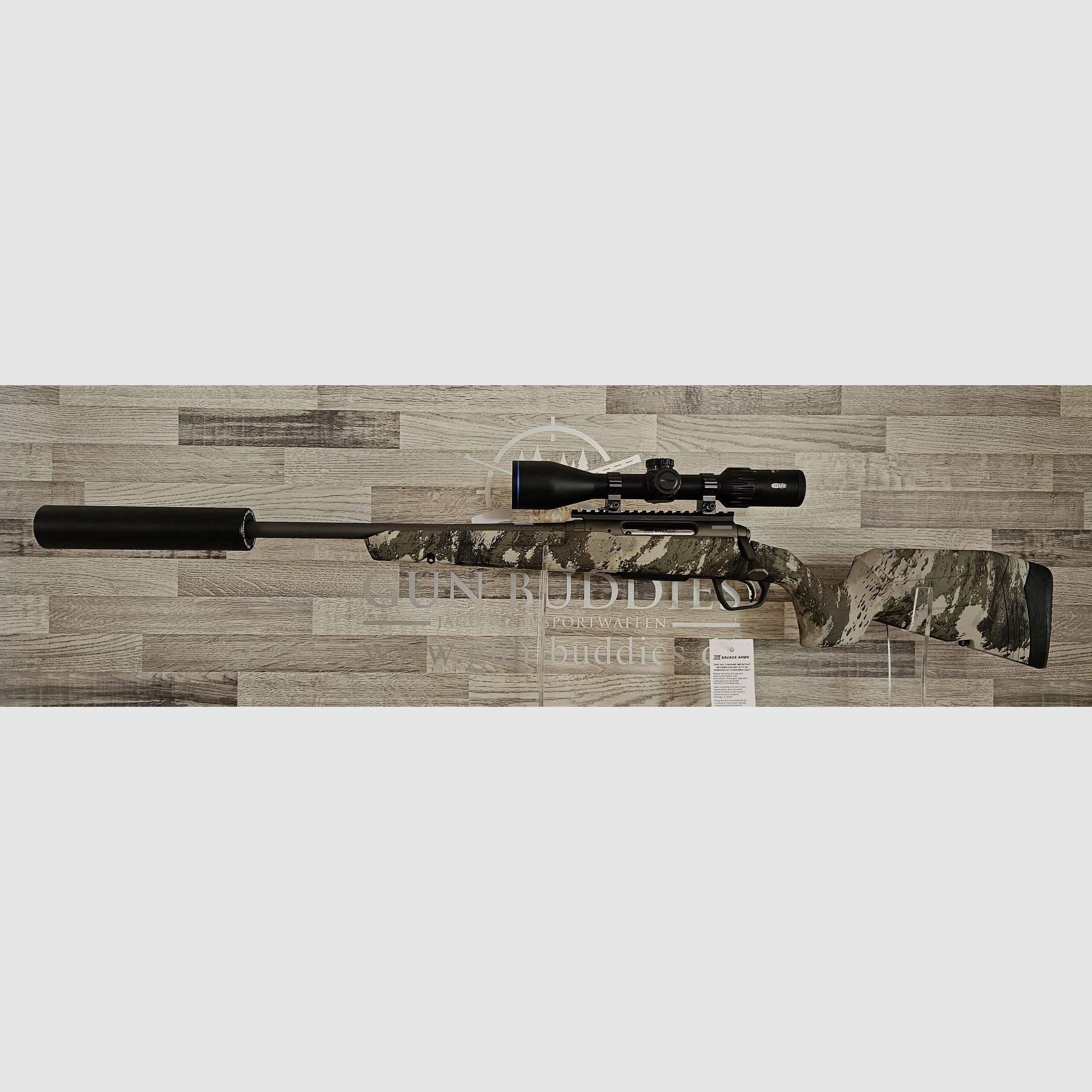 Savage AXIS II PRO Woodland .223 Rem. Left-handed rifle - complete set - new from specialist dealer, image 1 of 6