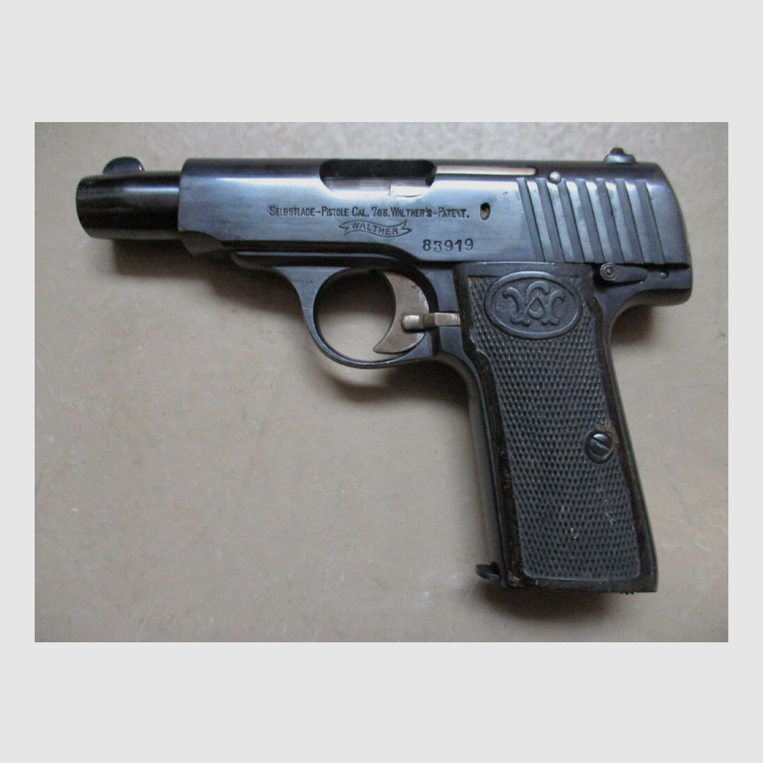 Walther pistol model 4 IV military acceptance licensed production J. Meffert 4
