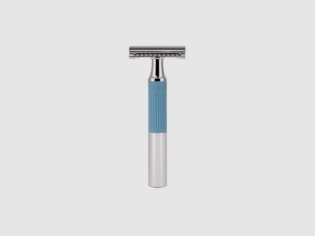 Rasierer Mühle Neo Montur Chrom-Blau, Bild 1 von 4