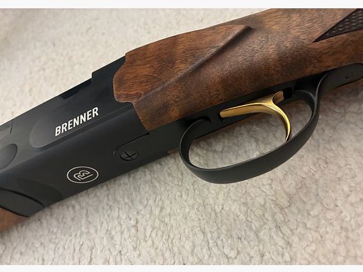 Brenner BF18 BF 18 71cm 12/76 Garantie side-by-side shotgun side-by-side shotgun black zwart links ook rechts mogelijk aankoopbewijs koffer etc.