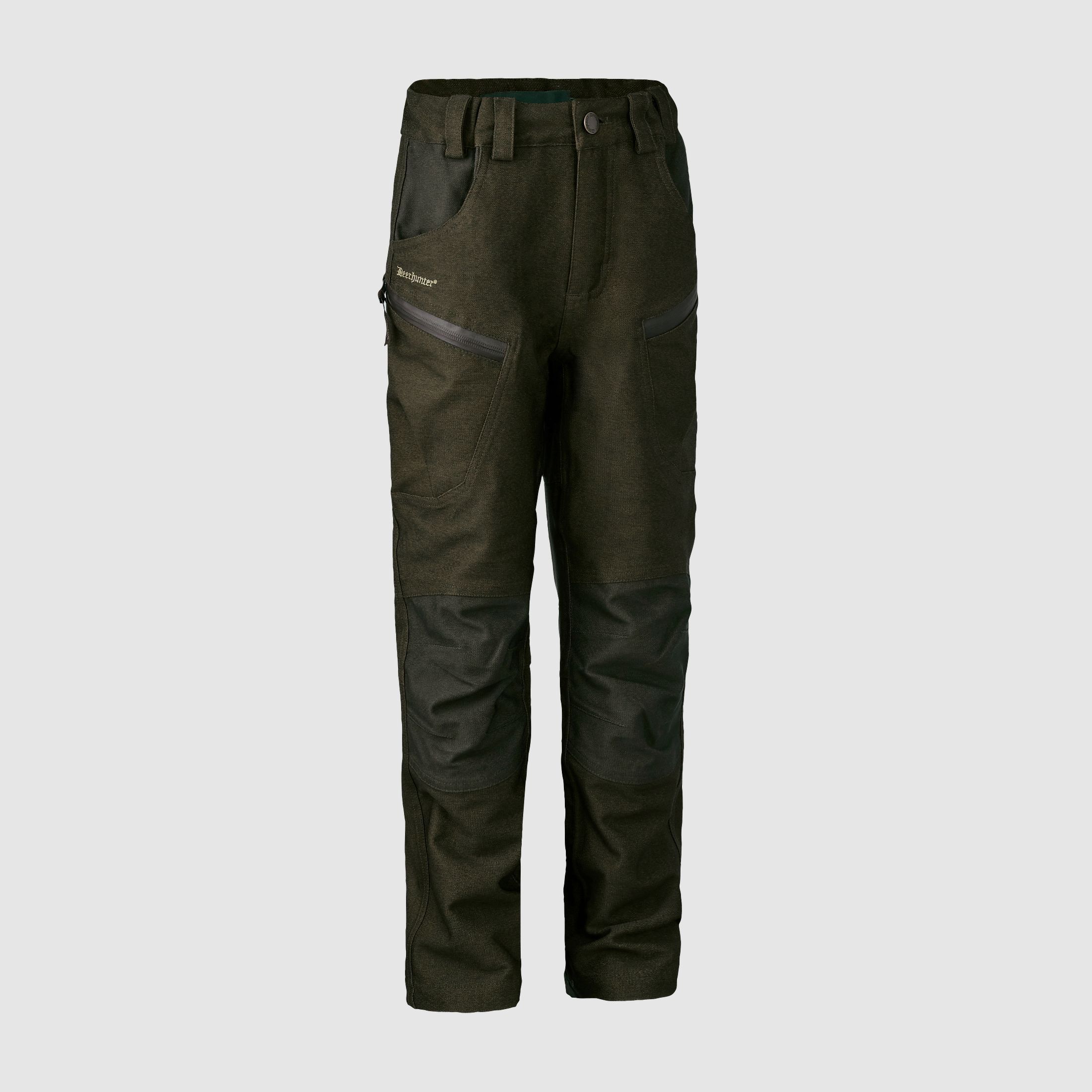 Youth Chasse Hose - Olive Night melange – Children's clothing size: 152
