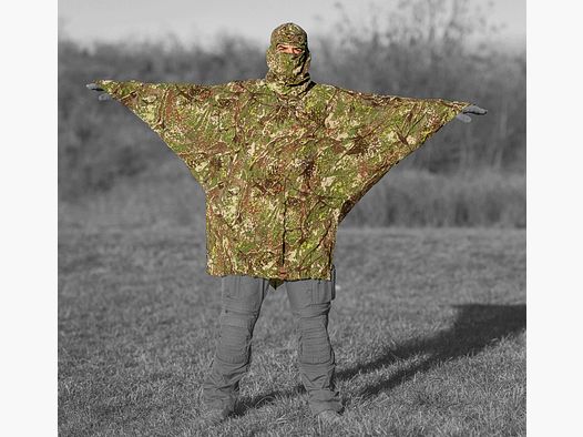GHOSTHOOD - Poncho compatto Tarnanzug