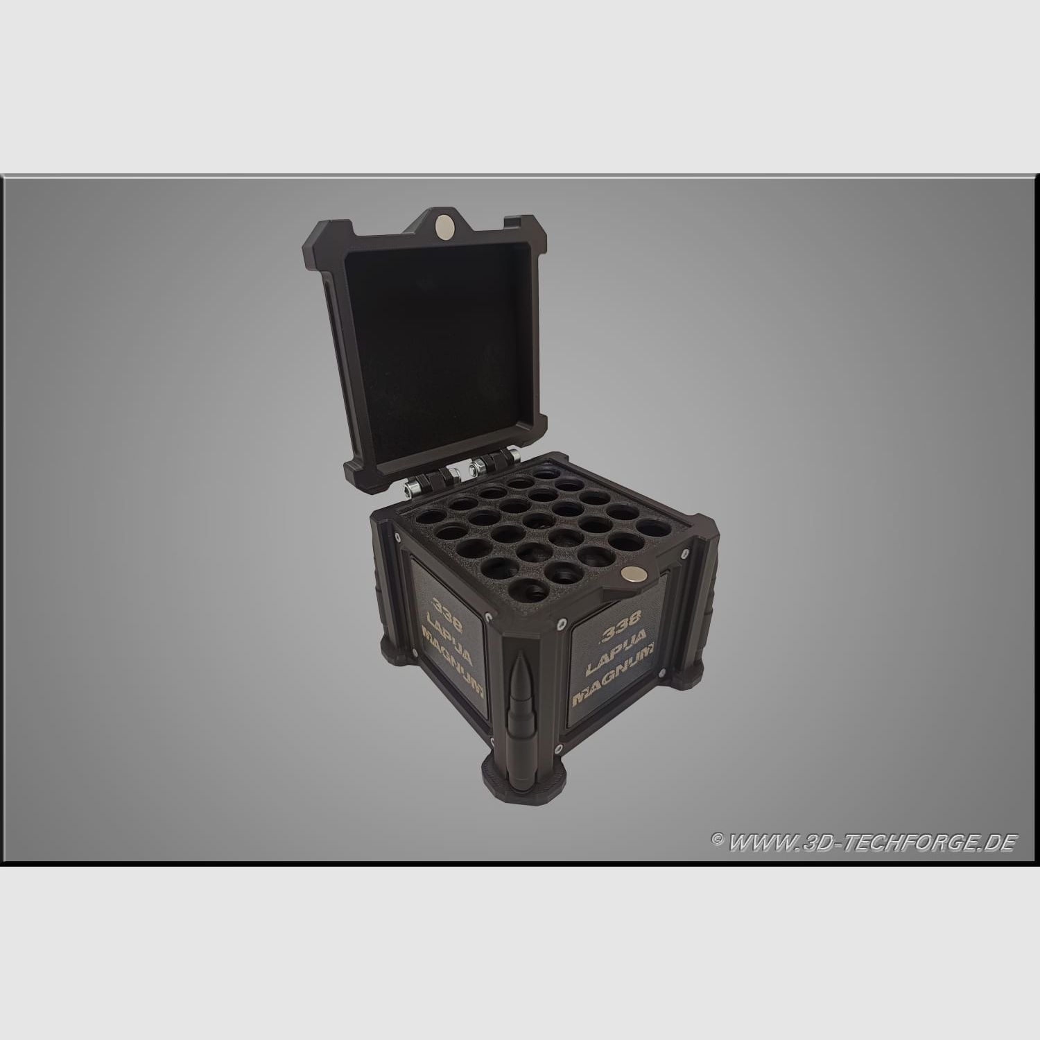 Boîte de munitions de précision, boîte à cartouches, AmmoBox – .338 Lapua Magnum