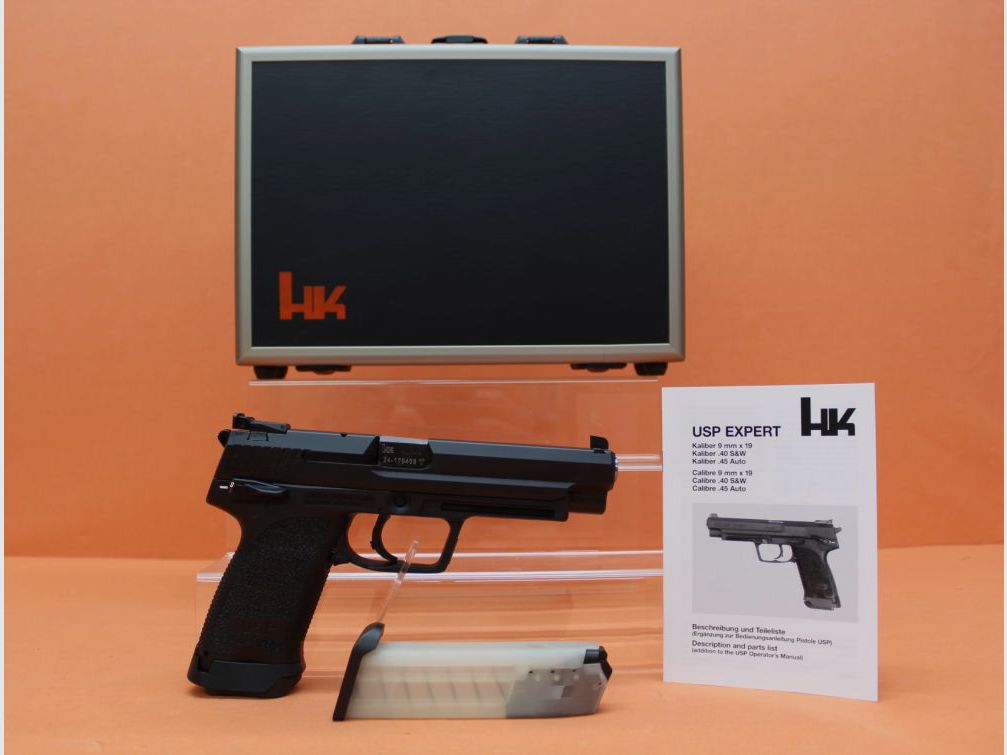 Heckler&Koch Ha.Pistol 9mmLuger Heckler&Koch/H&K HK USP EXPERT 132mm barrel/ micrometer sight (9mmPara/9x19)