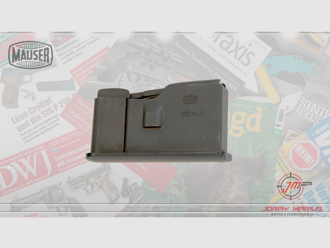 Mauser repetitiegeweer magazijn .375 H&H