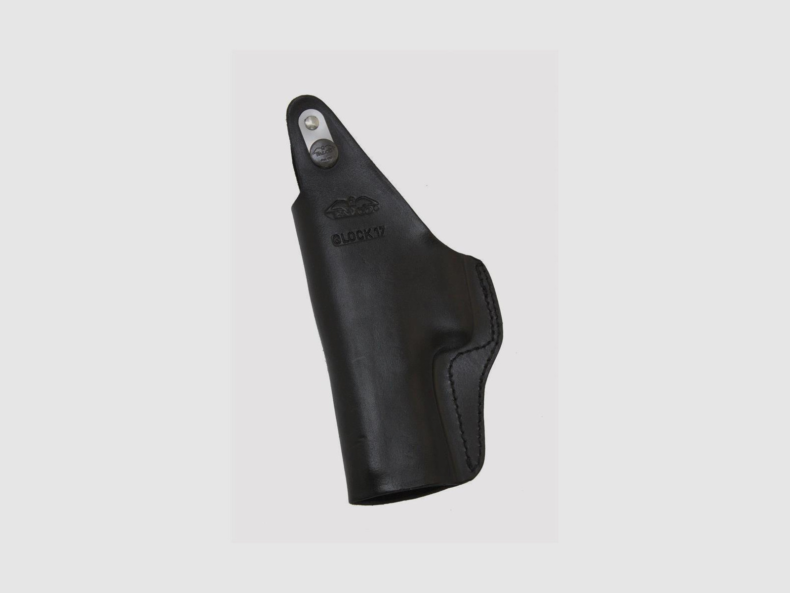 LEDER Innenholster mit Clip Rechtshänder-Schwarz H&K USP Compact