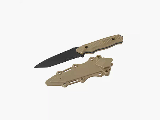 Cuchillo de entrenamiento de 120 mm con funda, DE