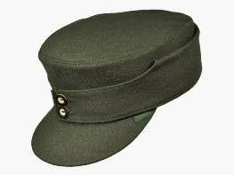 Ski Mütze Wolle - oliv