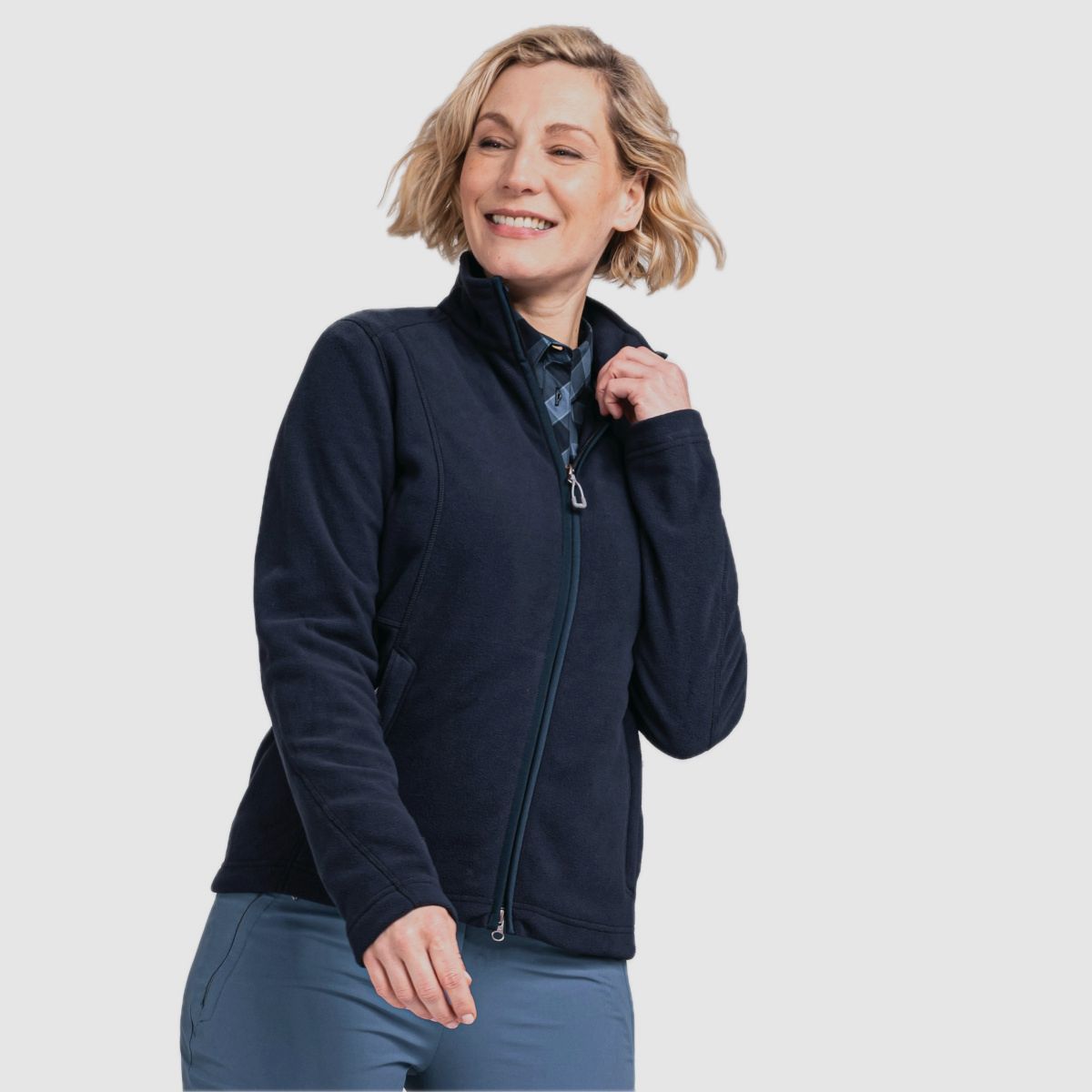 SCHÖFFEL Fleece Jacket Leona3 Blau