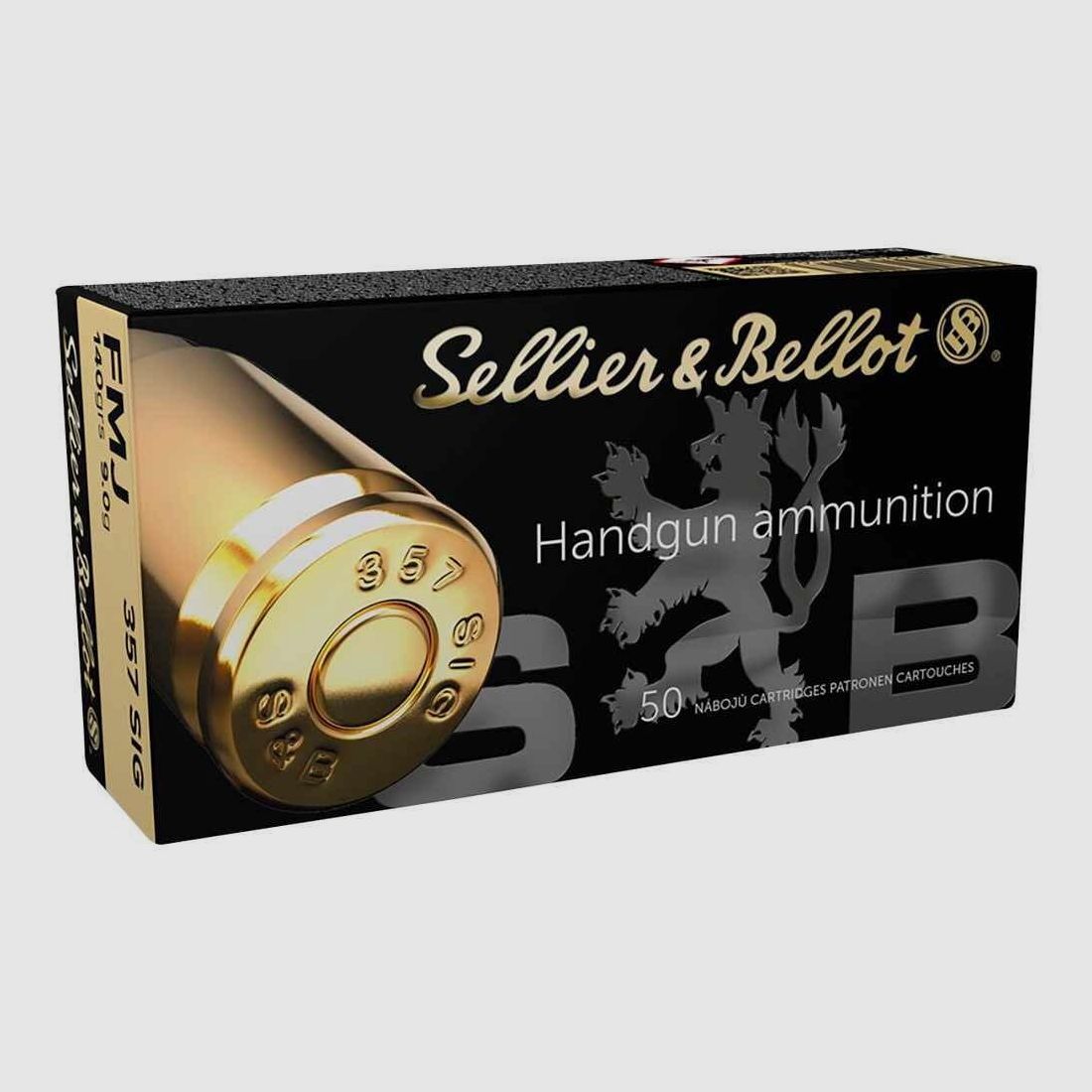 Sellier & Bellot .357 Sig. Full Metal Jacket 140 gr. - 50 uds.