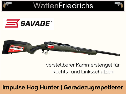 SAVAGE IMPULSE | Hog Hunter | für Links- und Rechtsschützen - WaffenFriedrichs