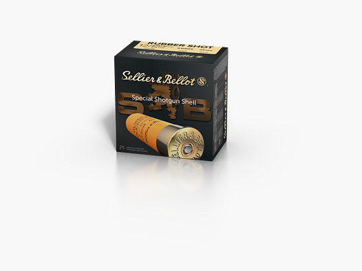 Sellier & Bellot Shotgun Ammunition 12/67.5 12g 7.50mm Rubber Ball 9 Balls