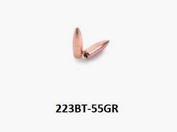 LOS FMJ Balles 55grs.