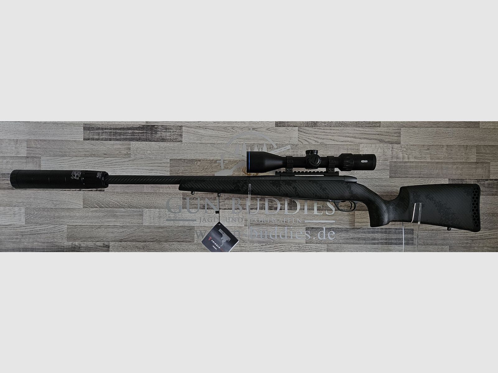 Weatherby Mark V Live Wild Carbon Bastion 6,5Creedmoor - set completo - nuovo dal dealer, immagine 2 di 6