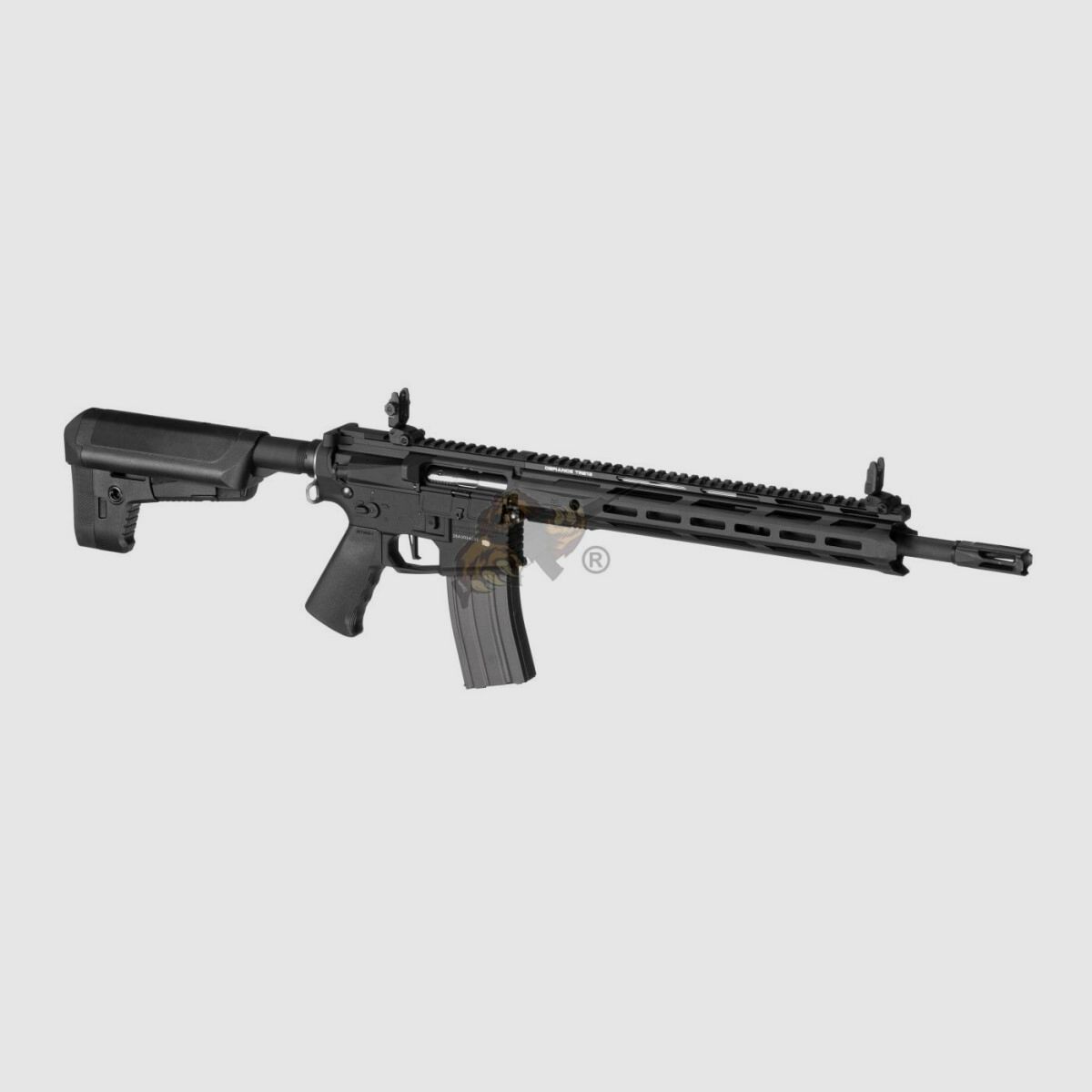 Trident Mk2 SPR-M in Black Airsoft Free from 18 - S-AEG -F- (Krytac)