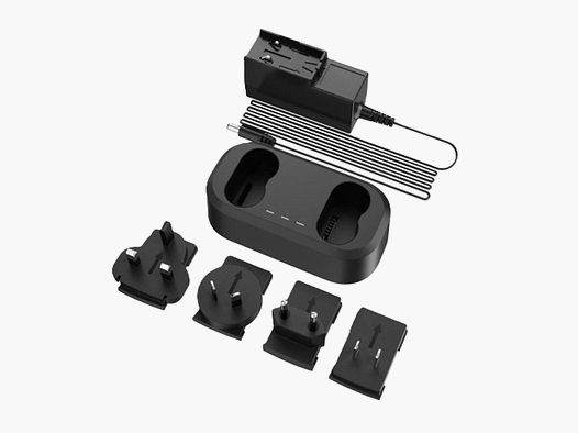 Hikmicro Habrok Pro Dual Bay Ladegerät HM-20322ZC