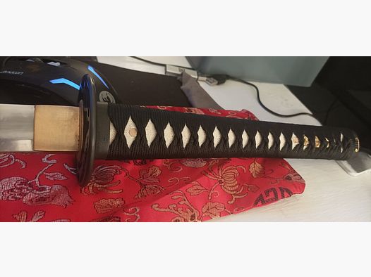 Katana épée samouraï avec lame Gyaku-Kobuse – acier au carbone 1095