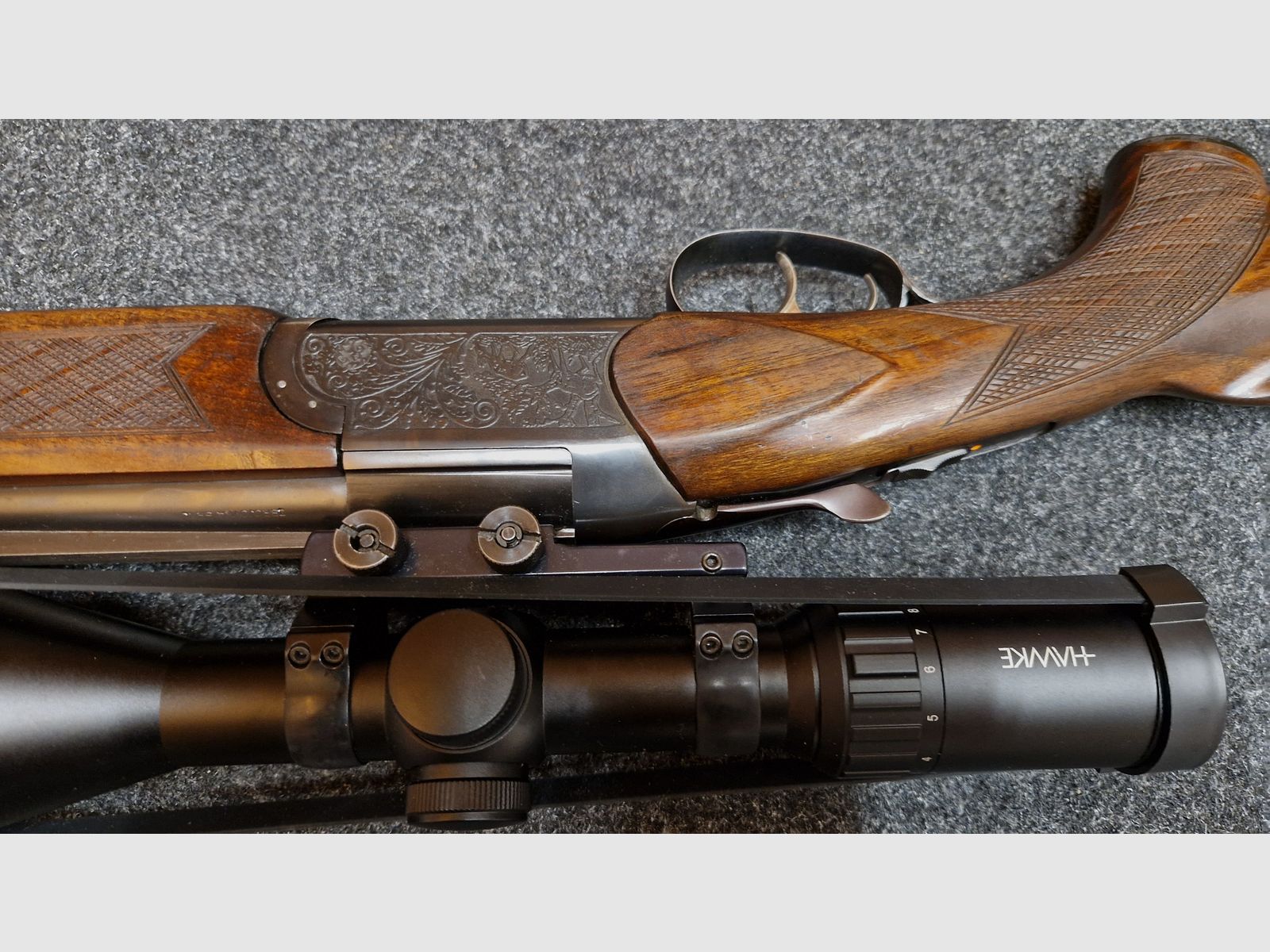 Bockbüchsflinte Brünner CZ 500 7x65R 12/70 Mod.502.3 (también conocida como ZH 500 o ZKW 500)