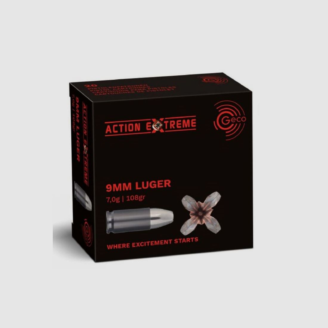 Geco 9mm Para Action Extreme, Bild 1 von 2