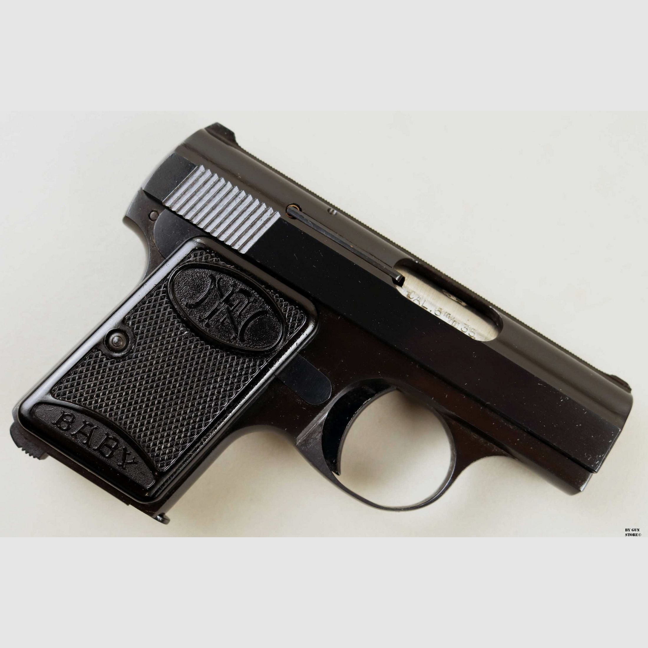 Pistola Fabrique Nationale F.N. mod. Baby cal. 6,35 matr. 464744, immagine 4 di 11