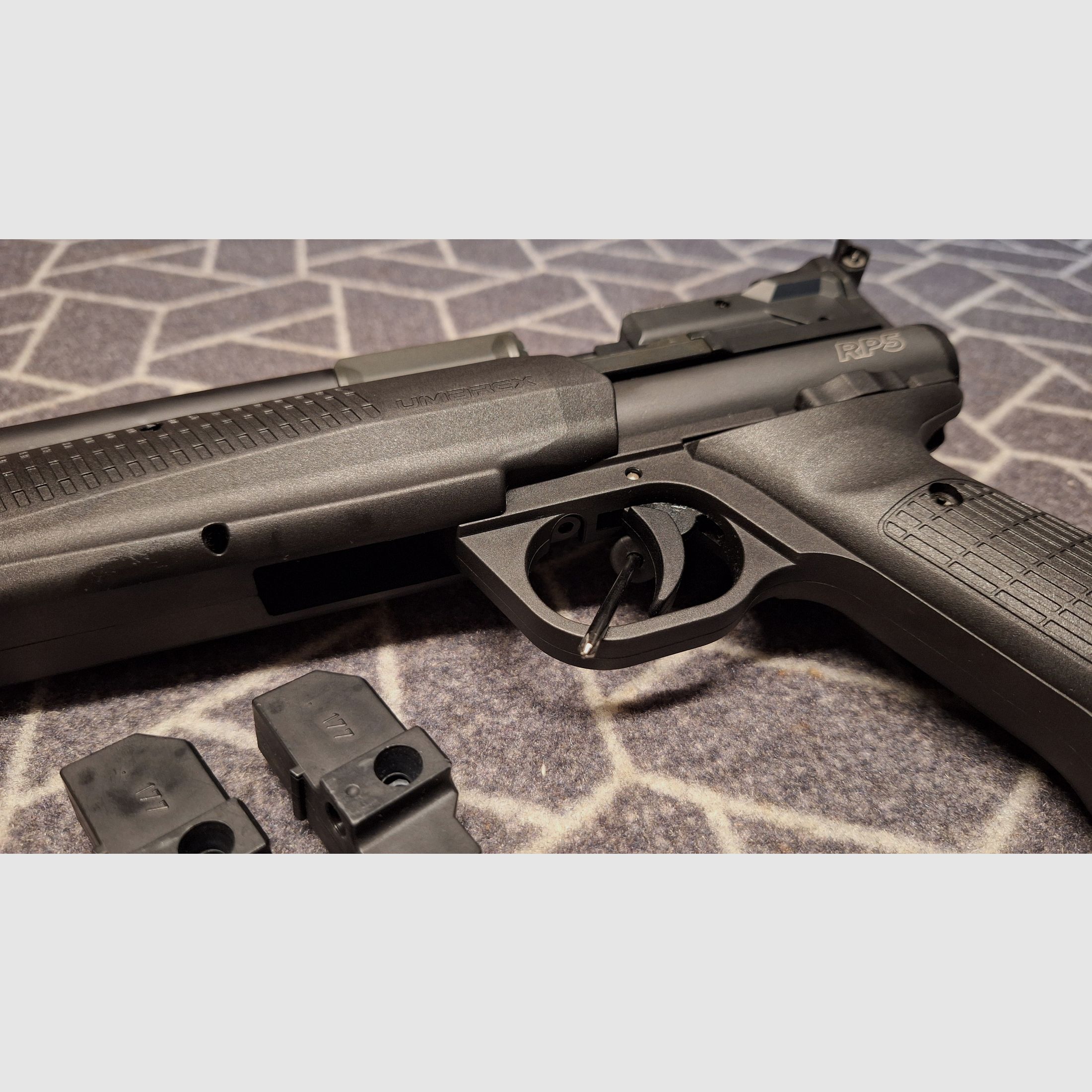 Umarex RP5 4,5 mm CO2 Pump Action mit 2x 5 Schuss Magazinen - Rarität!