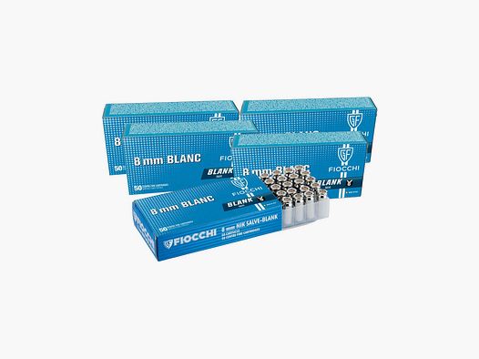 Cartucce a salve Fiocchi 8 mm. Cinque confezioni da 50 pz.