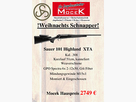 Sauer 101 Highland XTA, z GPO Spectra 6x 2-12x50