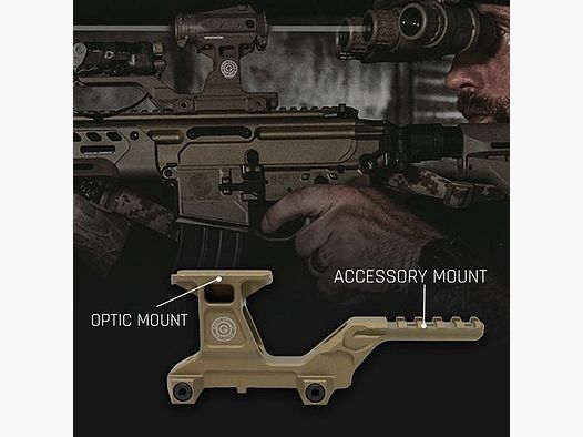 GBRS GROUP AIMPOINT® DUTY RDS»! GBRS GROUP HYDRA V2 DUAL OPTIC MOUNT KIT FOR AIMPOINT MICRO-T2 FDE