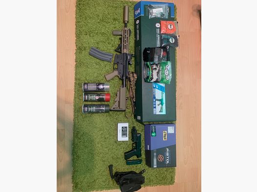 G&G CM16 Raider 2.0 - Tan désert - Comme neuf (S-AEG, 1,5J)